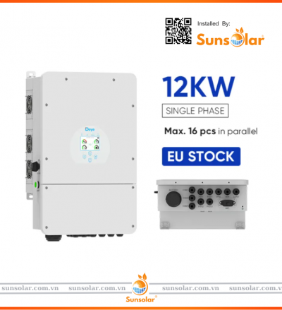 Biến Tần Deye 12KW - Hướng Dẫn Lắp Đặt, Báo Giá Hệ Thống Điện Mặt Trời