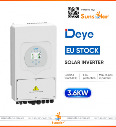 Biến Tần Deye 3,6KW - Hướng Dẫn Lắp Đặt, Báo Giá Hệ Thống Điên Năng Lượng