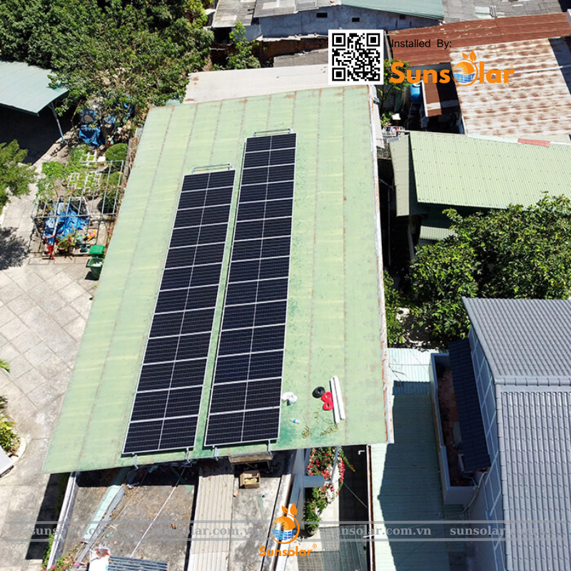 Lắp Đặt Điện Mặt Trời 12kW Cho Chị Nguyệt Ở Khánh Hòa