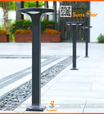 Đèn Sân Vườn Năng Lượng Mặt Trời SSV04 15W - Chính Hãng SunSolar